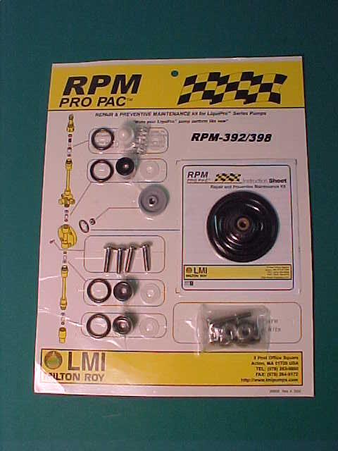 LMI SPARE PARTS KIT RPM-392/398